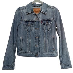 Levi’s Premium XS Trucker Jacket Denim Classic Light Wash normcore Y2K